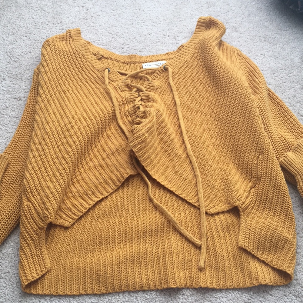 Aeropostal v-neck cross over sweater
